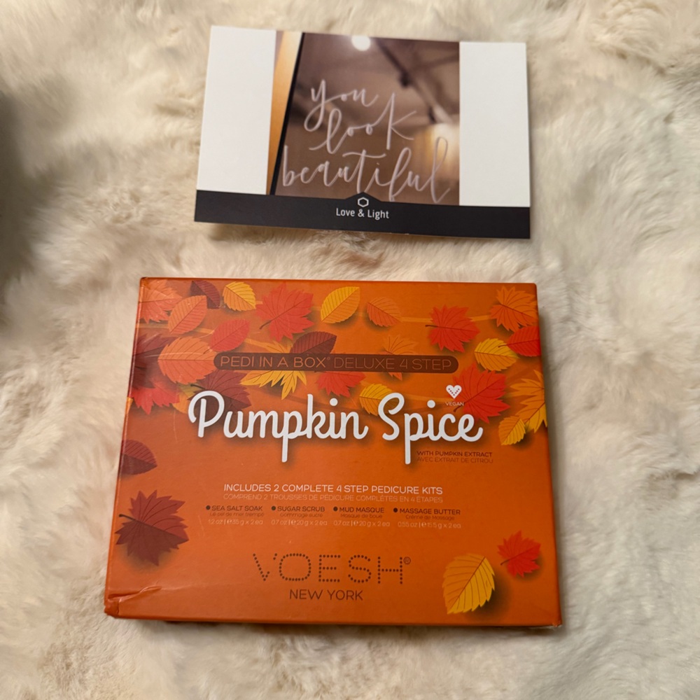 VOESH New York Pumpkin Spice Pedicure Kit